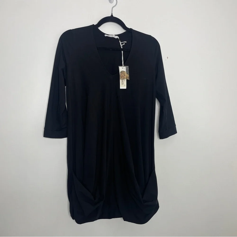 Anne Fontaine Norina Dress Black Size 42 - Picture 1 of 5